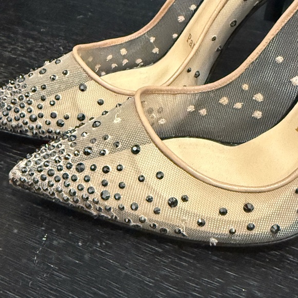 CHRISTIAN LOUBOUTIN 
Strass Follies 100 Pumps 37.5 Black - Picture 9 of 16